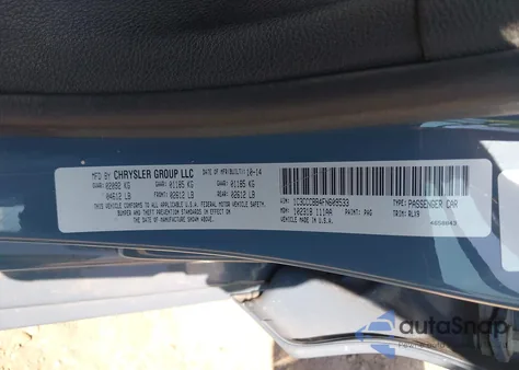 2015 Chrysler 200 S z USA, uszkodzony, nr VIN 1C3CCCBB4FN609533